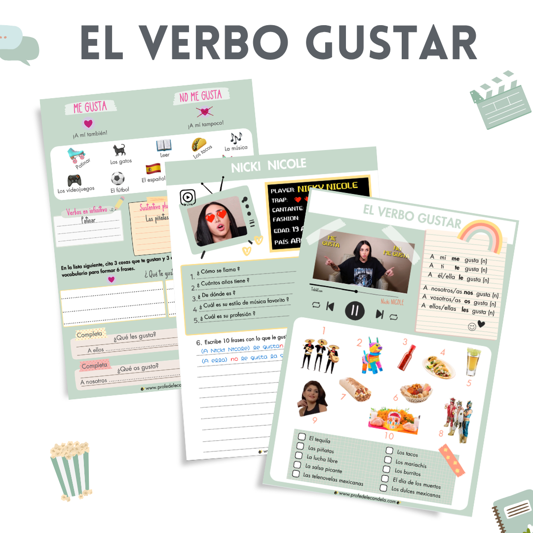 El verbo gustar