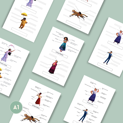 🎬  Describe a los personajes de Encanto 🌟